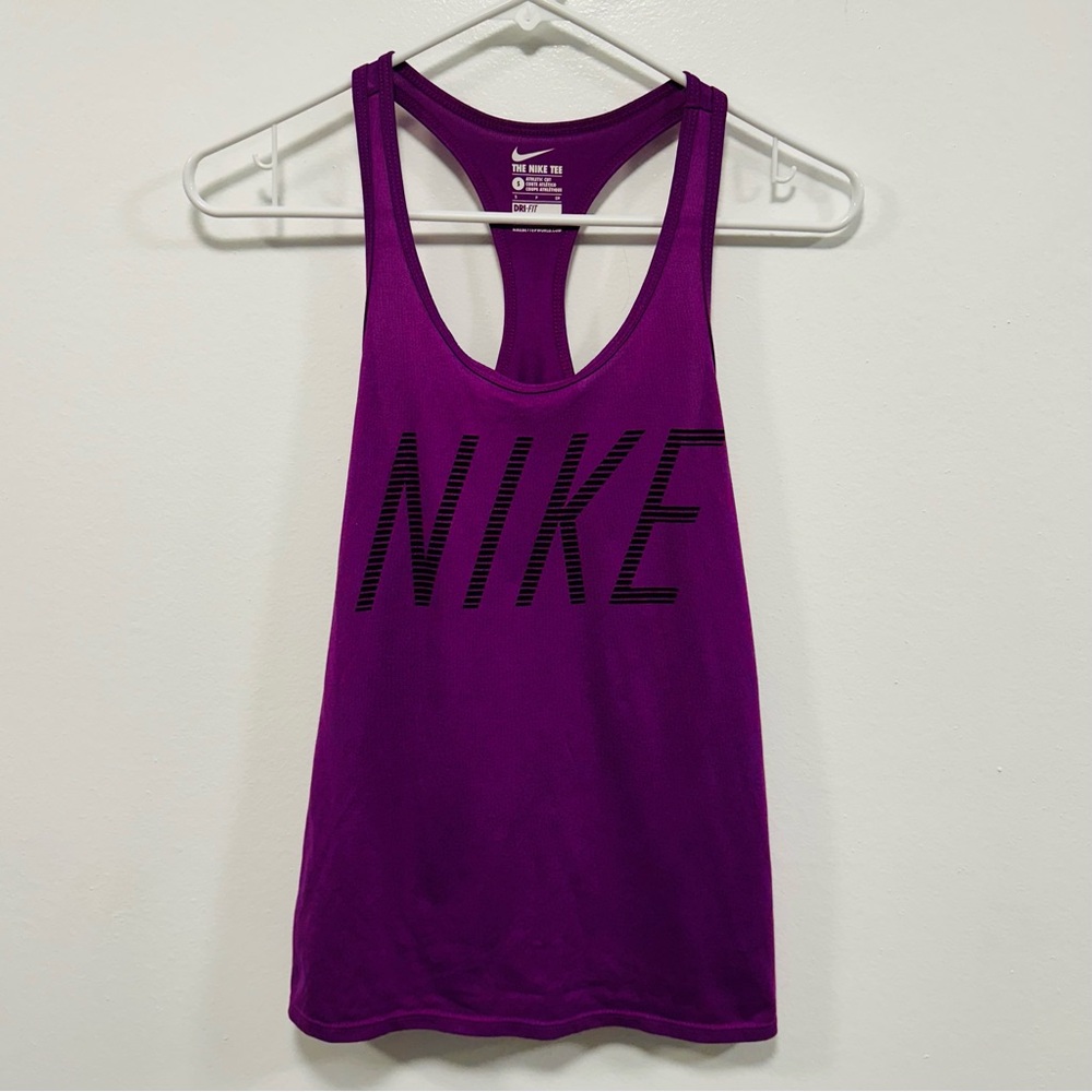 Nike Women's Vibrant Purple athletic Tank Top size small
